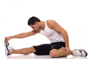stretching